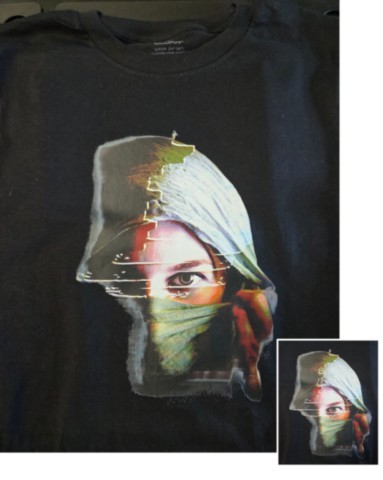 Abstract Girl on t-shirt
